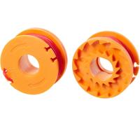 ASFASFq-WORX Lot de 2 Bobines de Fil de de coupe de 3m WA0004.1, diamètre de 1,65 mm, Longue Durée, compatible avec les Débroussailleuses et Coupe-Bordures WORX 20V tous les modèles WG163E et WG157E