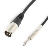 ASFASFq-XLR Mâle à 1/4 Pouce (6,35 Mm) TRS Jack Câble D'interconnexion de Signal équilibré 1/4 ""à XLR Câble de Raccordement pour Microphone Haut-parleur Scène DJ(300CM)