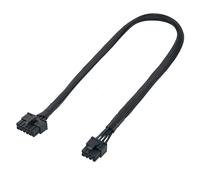 ASFASFq-YieJoya Câble PCIE pour bloc d'alimentation Be Quiet, PSU 12 pins mâle vers PCIe 8 pins (6+2) mâle,Câble gainé,Alimentation uniquement pour la carte graphique ¿