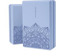 Asfasfq-Yoga Block (Lot De 2) 9 ""X6 ""X3"" Brique De Mousse Eva Haute Densité, Surface Antidérapante Douce Et Légère Pour Le Yoga, Le Pilates, La Méditation