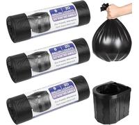 Asfasfq-Yswovuo Sac Toilette Sèche 30l Biodégradable, Étanche Et Pliable Pour Camping, Randonnée Et Voyages - Noir