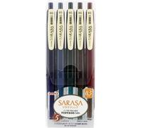 Asfasfq-Zebra Sarasa Stylo À Bille À Encre Gel 0,5 Vintage 5 Couleurs (Import Japon)