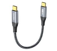 Asfasfq-Zeroneteck 0,3m Câble Usb C 3.2 Gen2x2 30cm, Transmission Vidéo 4k@60hz, 20gbps Transfert Données, 100w 20v/5a Usbc Charge Rapide