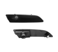 ASFDSG Feu de Position Couvercle Feu Stationnement Pour Chrysler Pour Crossfire 2004 2005-2008 Marqueur Latéral Avant Arrière Coque Sans Douille Feux de Position(2PC Front Smoked Len)