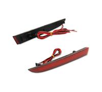 ASFDSG Feu de Position Pour Cadillac Pour ATS 2013-2019 Pour XT5 2017-2021 Rouge LED Réflecteur De Pare-chocs Arrière Feux Freinage Antibrouillard Feux de Position(Red Lens)