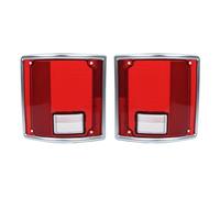 ASFDSG Feux Arriere Pour Chevy C10 C20 C30 Pour K10 1973-1991 GM2800122 GM2801122 1 Paire De Coques Feux Arrière Voiture Feu Stop Arrière