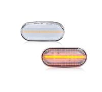 ASFDSG Indicateur Pour VW Pour Golf Pour MK4 1999-2004 Clignotant Latéral Dynamique Indicateur Lumineux(Clean NO Dynamic)