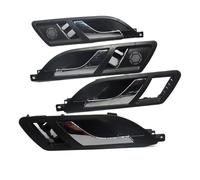 ASFDSG Poignee Porte Interieur Clé intérieure poignée intérieure voiture ouvrir porte pour VW pour Lavida 2008-2012 pour Skoda pour Superb 2001-2008 "Poignée Porte(4PCS Black)