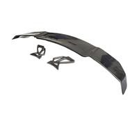 Asfgchh Compatible avec BMW 1M M3 E82 E87 E90 E92 E93 F30 F10 ABS Matériau Carbone Becquet Arrière Queue Coffre Moulure Spoilers Aile Highland (ABS Carbone Look)