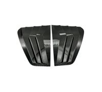 Asfgchh Compatible avec VW Golf MK7 MK7.5 2013 2014 2015 2016 2017 2018 2019, Couvercle de volet de Lunette arrière extérieur de Voiture, Garniture de Stores d'aération latéraux (Noir Brillant)