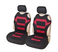 Asfgchh Housses de siège de voiture respirantes, double housse confortable, gilet de protection intérieure (ROUGE1)