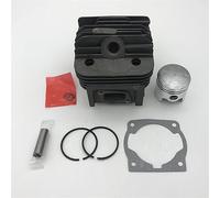 Asfgchh Kit de pistons cylindriques 40 mm et 44 mm pour 43 CC 52 CC 1E44F-5 44F-5 44-5 BG520 CG520 CG430 1E40F-5 40-5 Outils de jardin Pièces de débroussailleuse (44-5 44 mm 4 ports)