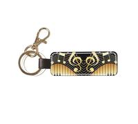 ASFgda Porte-clés universel en cuir véritable imprimé musique pour voiture/maison