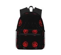 ASFgda Sac à dos classique basique de voyage artistique Ladybug Tracks imprimé, sac à dos universitaire, sac à dos décontracté imperméable pour l'université, les voyages, le travail
