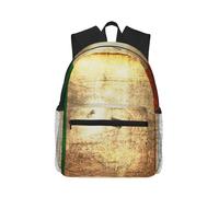 ASFgda Sac à dos classique de voyage basique imprimé drapeau irlandais, sac à dos d'école, sac à dos imperméable décontracté pour l'université/voyage/travail