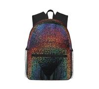 ASFgda Sac à dos classique de voyage holographique imprimé rêves, sac à dos d'école, sac à dos imperméable et décontracté pour l'université, les voyages, le travail