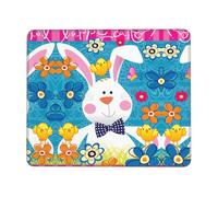 ASFgda Tapis de souris imprimé avec bords cousus, tapis de souris confortable avec base en caoutchouc antidérapant pour ordinateur/café/maison/bureau