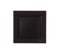 ASFORA Connecteur 1 pôle IP44 avec cadre anthracite EPH0100271