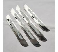 ASFSFF 4 PièCes Acier Inoxydable De Seuil Porte Voiture Plinthes pour Peugeot Rifter L2 2019-2024, Plaques de Protection de seuil de Porte extérieure de Voiture