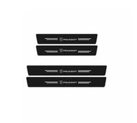 ASFSFF 4 Pièces Protection Seuil de Porte de Voiture pour for Peugeot Partner III Van 2019-2024, Auto Autocollant Barres Anti-Salissures Protege Portiere Anti-Rayures Étanches,B