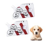 ASFWAGQ Lot de 2 cartes à tiques pour personnes avec loupe, nettoyage rapide des tiques, retrait rapide et doux des tiques de l'animal de compagnie ou de l'homme