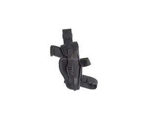 ASG Strike Systems Holster de Cuisse pour réplique Taille Moyenne Adulte Unisexe, Noir, Unique