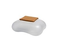 Alessi Mary Biscuit ASG07 I - Boîte à Biscuit avec Couvercle, Résine Thermoplastique, Glace, Blanc