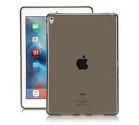 Asgens Coque Compatible avec iPad Air3 10.5" 2019 / iPad Pro 10.5" 2017, Noir Transparent Mince Silicone Mou TPU Tablette Ordinateur Coque pour Apple iPad Air3 （3ème Génération）10.5" / iPad Pro 10.5"