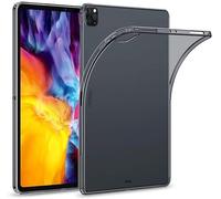 Asgens Coque Transparente Noire pour iPad Pro 11" - Prend en Charge Le Stylet Apple - Coque de Protection Fine et légère en Silicone TPU Souple pour iPad Pro 11" 2018/2020