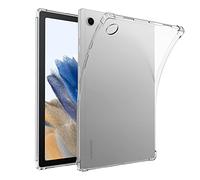 Asgens Coque transparente pour Samsung Galaxy Tab A8 10,5" 2021 (SM-X200 X205), fine et légère, en silicone TPU souple, absorption des chocs, coque de protection pour Samsung Galaxy Tab A8 10,5" 2021