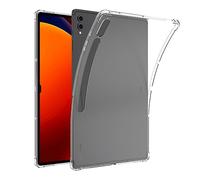 Asgens Coque Transparente pour Samsung Galaxy Tab S10 Ultra/S9 Ultra/S8 Ultra 14,6" (Modèle SM-X920/X926B/X910/X916/X900/X906), Fine et Légère en Silicone TPU Souple Absorbant Les Chocs