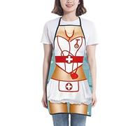 Asgens Drôle Tablier Grill Barbecue Tablier pour Hommes,Tabliers de Barbecue de Chef de Cuisine Cadeau D'anniversaire de Noël pour Mari, Femme, Papa, Maman, Amis