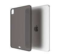 Asgens iPad Pro 11" Coque, Noir Transparent Mince Silicone Souple TPU Antichoc Tablette Ordinateur Case pour Apple iPad Pro 11 Pouces 2018/2020