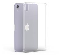 Asgens Transparente Coque pour iPad Mini 6/7(A17 Pro) 8.3", Coque Silicone Mince TPU Souple Flexible Antichoc Anti-Rayures Couverture Arrière pour iPad Mini 6e/7eGénération 2021/2024