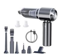 ASGTDUCBI Aspirateur Voiture Portable sans Fil, Haute Puissance, Aspiration, Machine Portable Aspirateur Voiture Mini Aspirateur sans(Grey 2Filte)