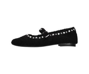 ASH - Beatnik Fur Thin Fake Curly Furnero - Femme - Chaussures - Noir - Taille: 36 EU