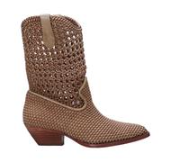 ASH - Bottes de Cowboy en Cuir Beige - Femme - Chaussures - Beige - Taille: 40 EU