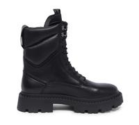 ASH - Bottes en cuir et nylon puffy Anfibio avec clous - Femme - Chaussures - Noir - Taille: 39 EU