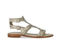 Ash, Femme, Chaussures, Blanc, Taille: 37 EU Sandale en cuir perforé