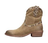 ASH - Gipsy Texan Ankle Boot - Femme - Chaussures - Brun - Taille: 36 EU