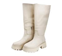 ASH - Lucky High Bottes - Femme - Chaussures - Beige - Taille: 37 EU