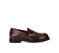 ASH - Mocassin Bordeaux Whisper avec Clous - Femme - Chaussures - Rouge - Taille: 41 EU