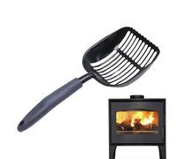Ash Phel for Fire Pit - Ember Scoop, Foyer Cleaner | Séparateur en Mailles en Acier, Ensemble D'outils De Barbecue Portable pour L'entretien De La Cheminée, Le Retrait des Débris De Poêle en Bois, Le
