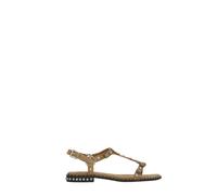 ASH - Suede Podium Sandal - Femme - Chaussures - Brun - Taille: 39 EU