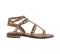 Ash - Sandale Plate Précieuse à Clous - Femme - Chaussures - Brun - Taille: 41 EU