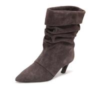 P4976 STIVALETTO ARRICCIATO DONNA ASH VIRGEE WOMAN SUEDE BOOTS GREY