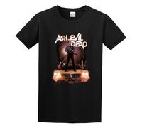 Ash Vs Evil Dead Poster Science Fiction Design Minority aldult Pop Culture T-Shirt Black S