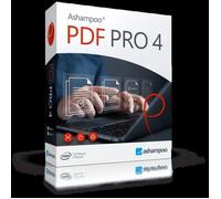 Ashampoo PDF Pro 4 version complète. Licence perpétuelle valide pour un poste, licence Officielle. Windows.