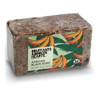 Ashanti Naturals Authentic African Black Soap Bar | Nettoyage et nourrissant la barre de savon africain noir | Savon barre d'acn avec du beurr