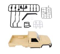 ASHATA 1/12 RC Pickup Carrosserie Kit Jaune (Yellow) | Matériau PP durable, taille 36 x 14 x 10 cm, remplacement DIY, attrait visuel amélioré, couleur jaune.